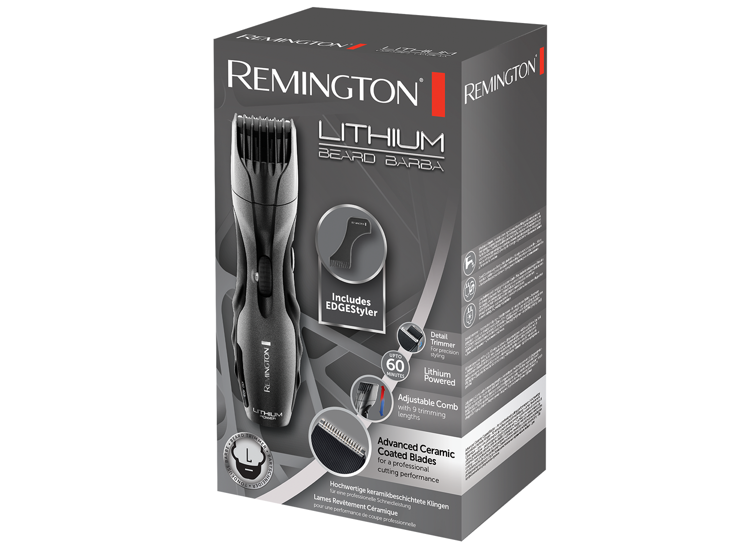 remington beard trimmer lithium