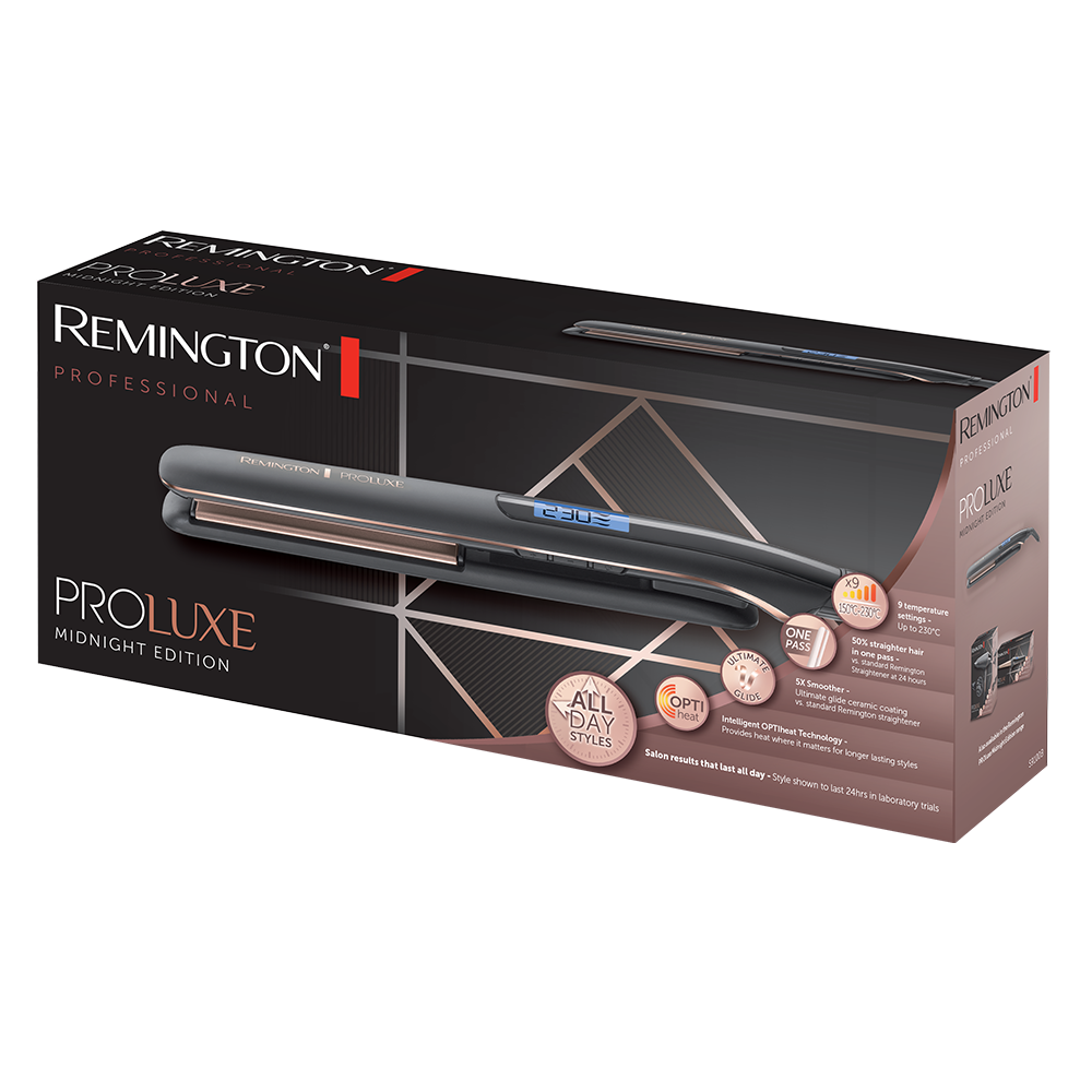 Plancha de Pelo Remington Pro Luxe Midnight Edition S9100B