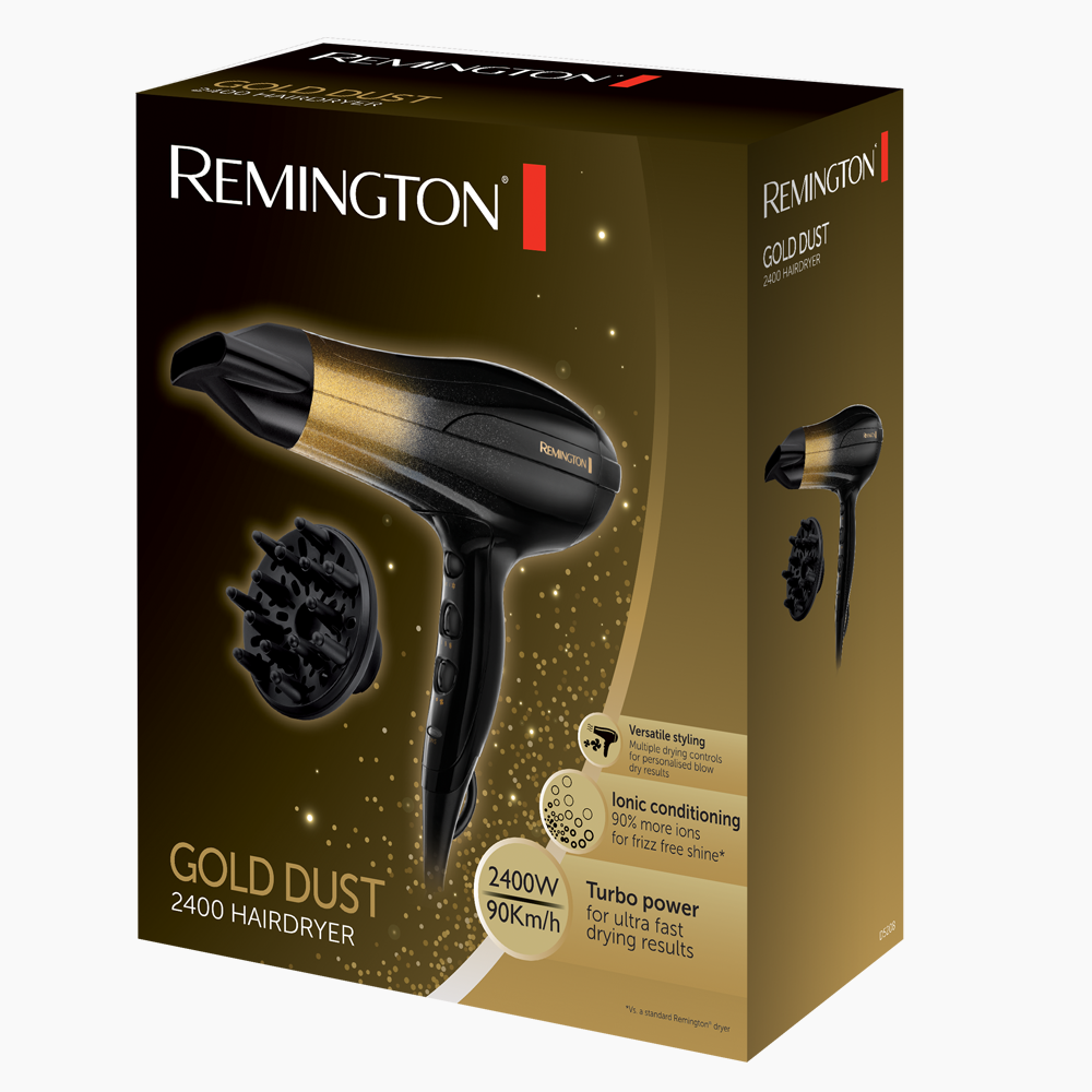 Gold Dust 2400W Hair Dryer | Remington