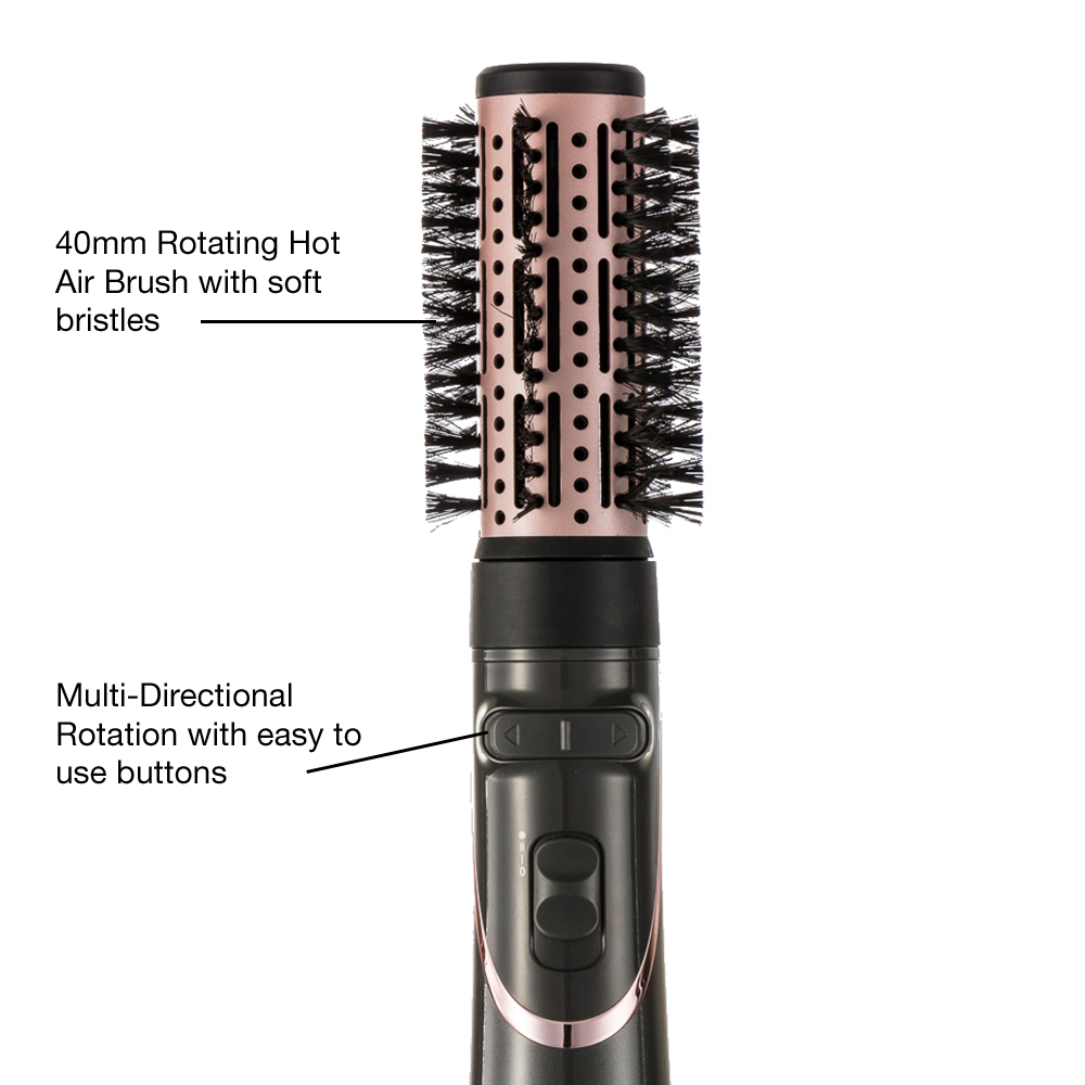 Rotating Air Curl | Confidence Hot Styler Straight & Remington