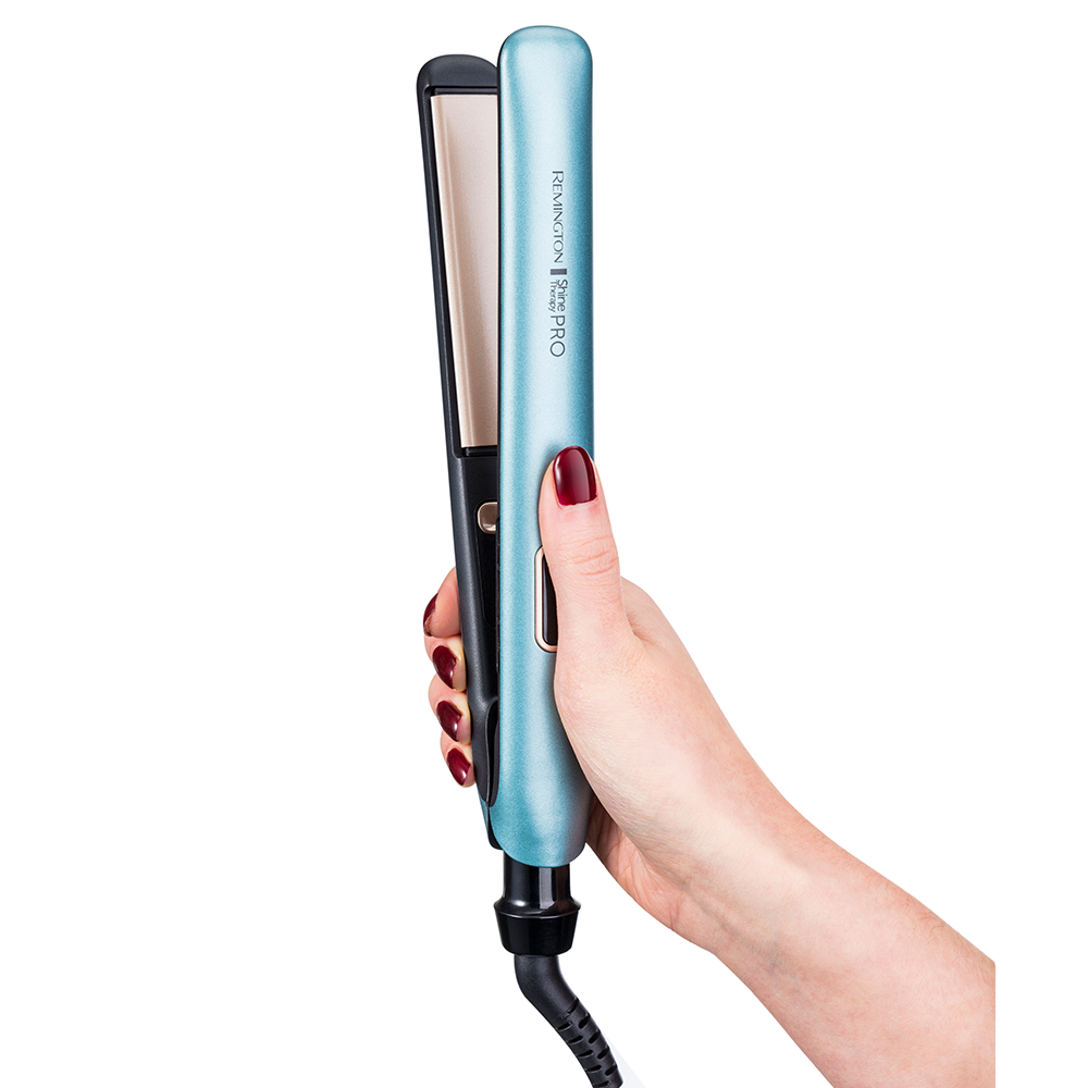 Plancha de pelo remington s8500 shine therapy con revestimiento aceite de online argán