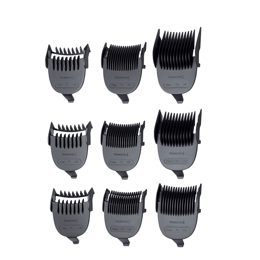 remington quick cut hair clippers with 9 comb lengths
